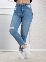 Джинси жіночі коттон MIAMOUR 9017